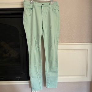 Mint rockstar jeans